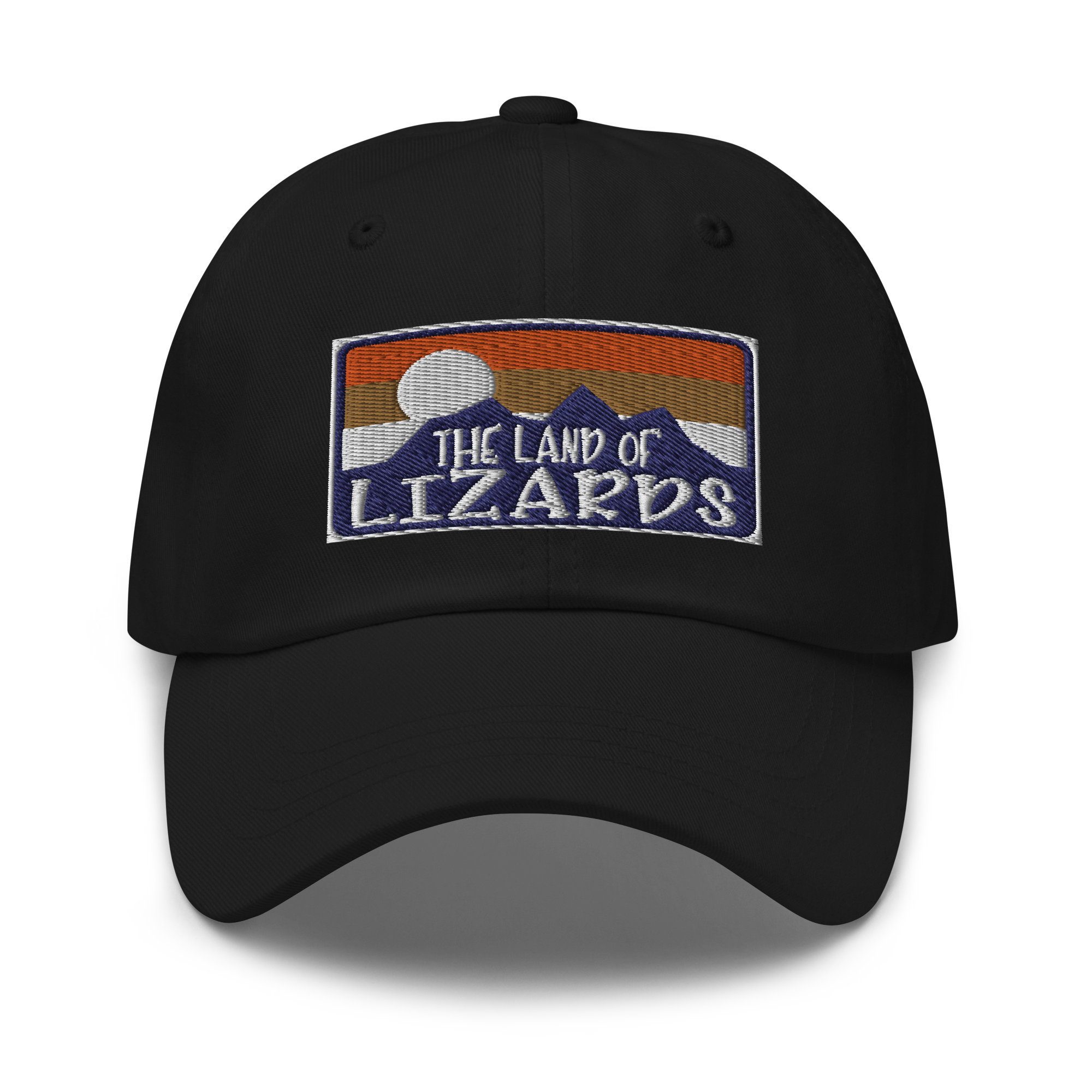 The Land Of Lizards Embroidery Baseball Cap