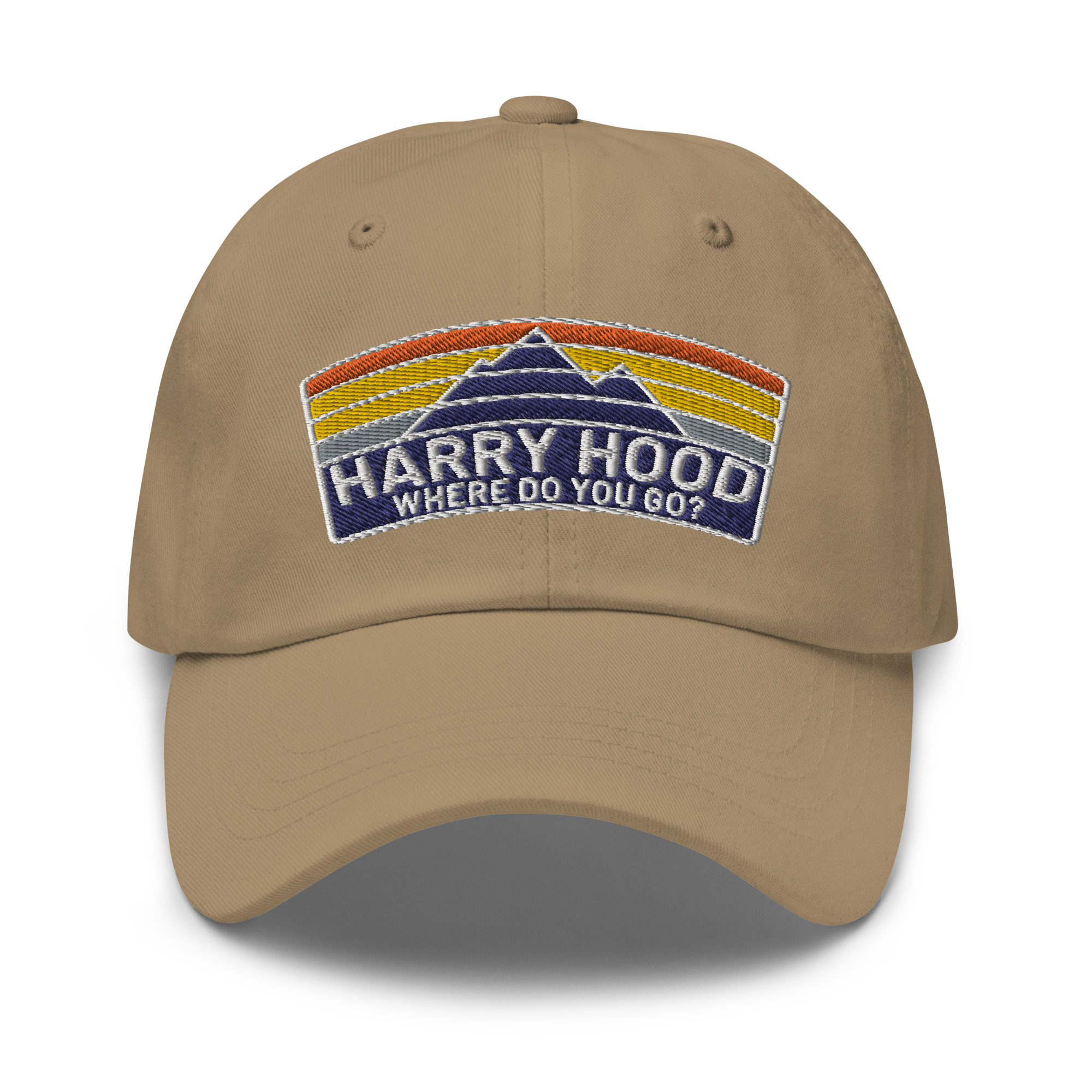 Harry Hood Mountains Embroidery Baseball Cap