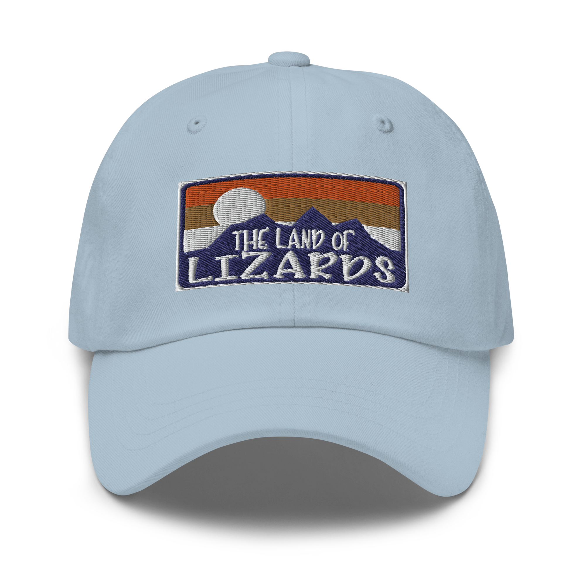 The Land Of Lizards Embroidery Baseball Cap