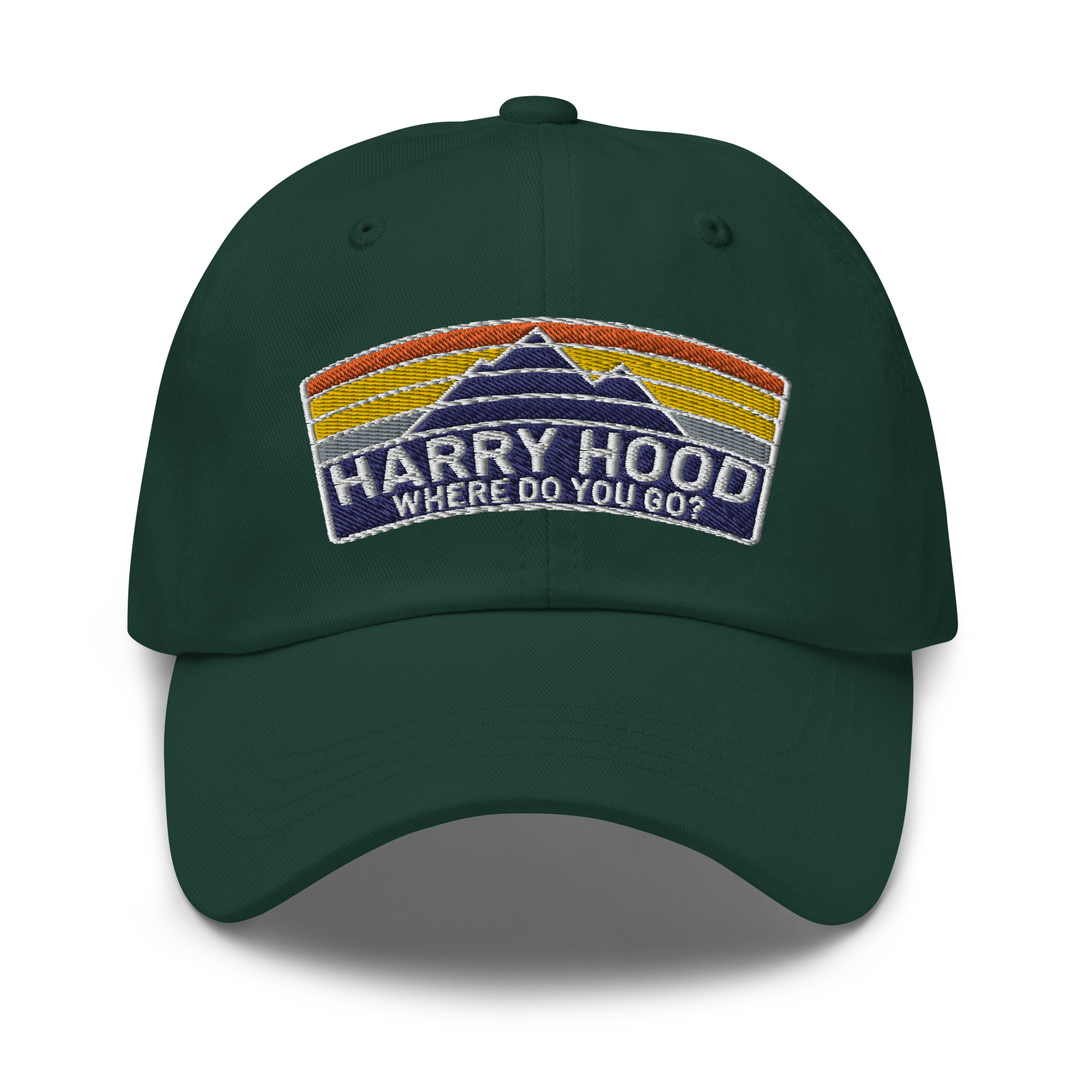 Harry Hood Mountains Embroidery Baseball Cap