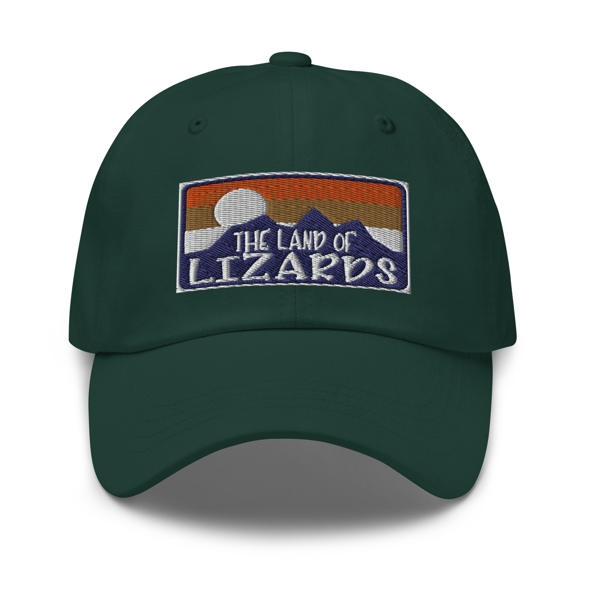 The Land Of Lizards Embroidery Baseball Cap