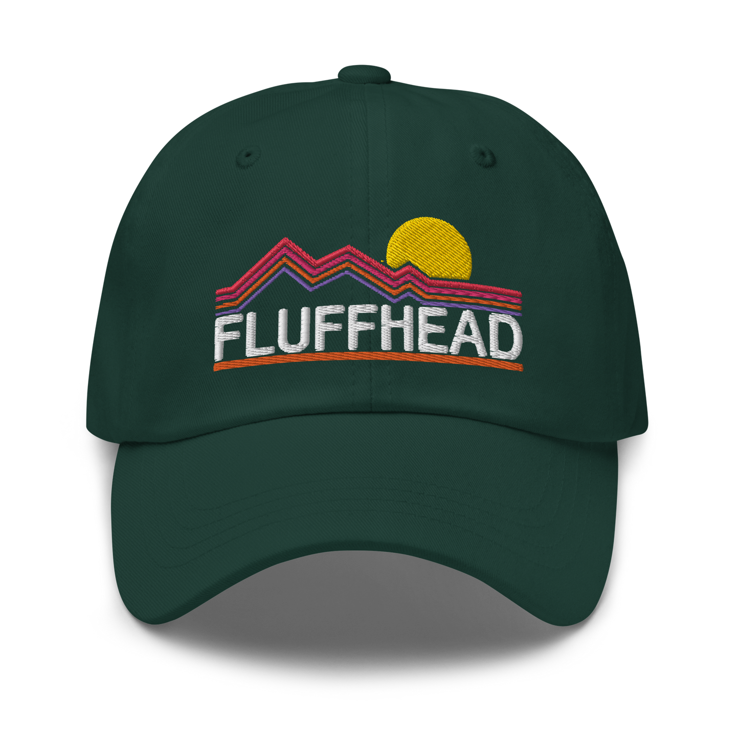 Fluffhead Mountains Embroidery Baseball Cap