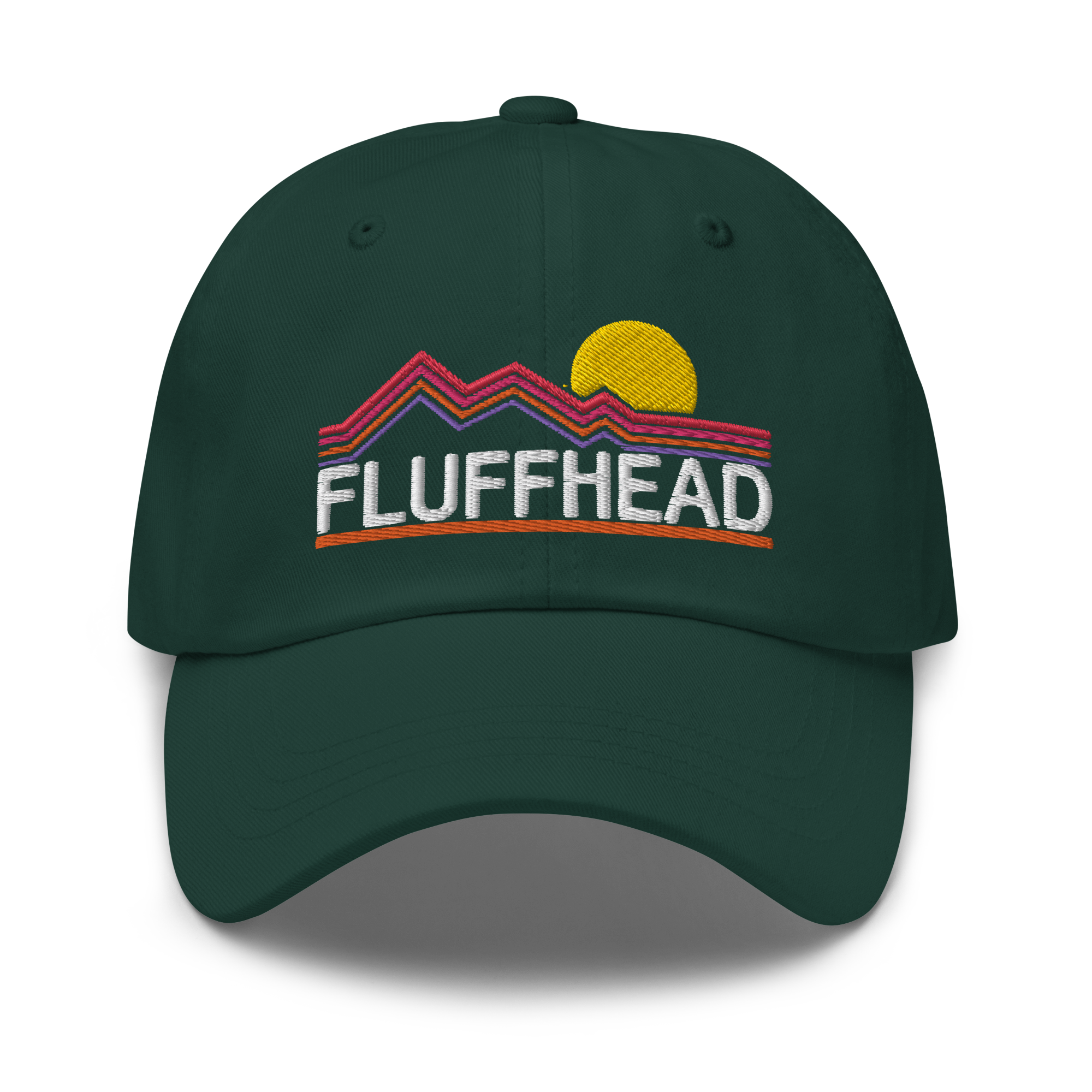 Fluffhead Mountains Embroidery Baseball Cap