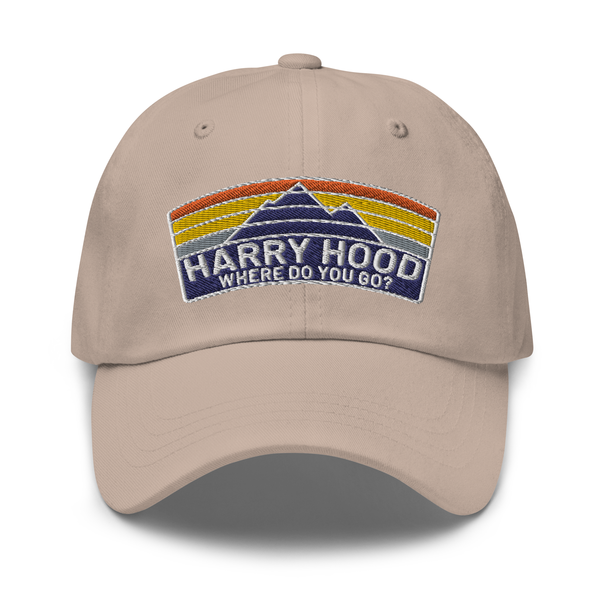Harry Hood Mountains Embroidery Baseball Cap