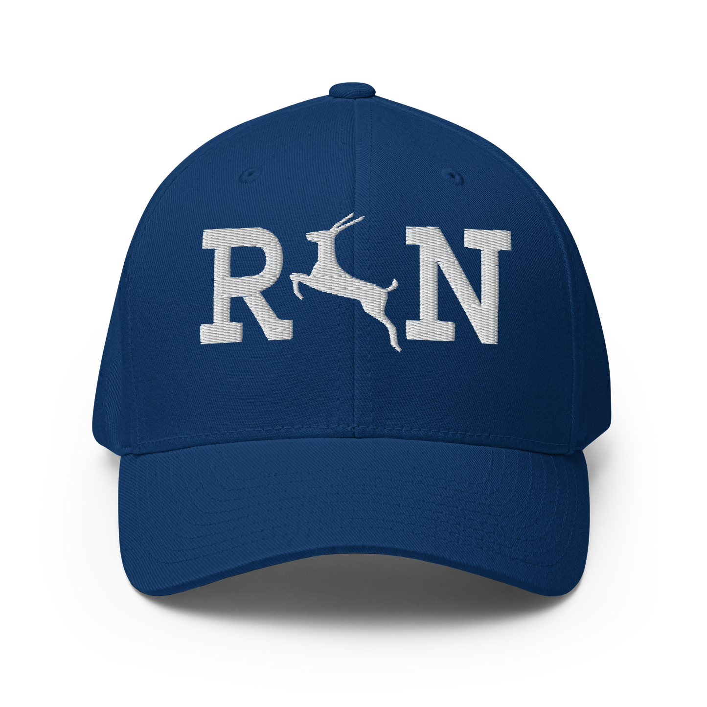 Run Antelope Closed-Back Cap | Flexfit 6277 | Flat Embroidery