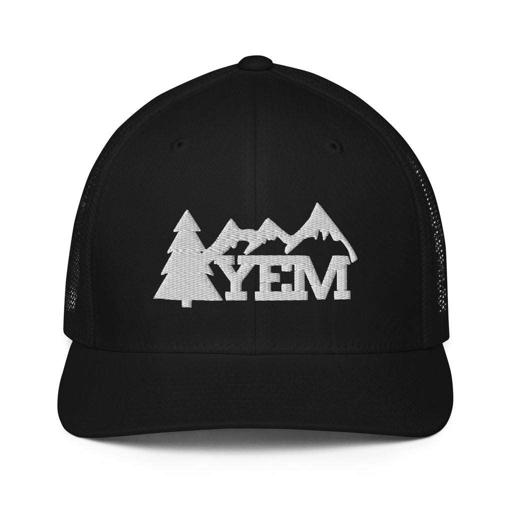 Yem Tree Closed-back trucker cap | Flexfit 6511 | Flat Embroidery