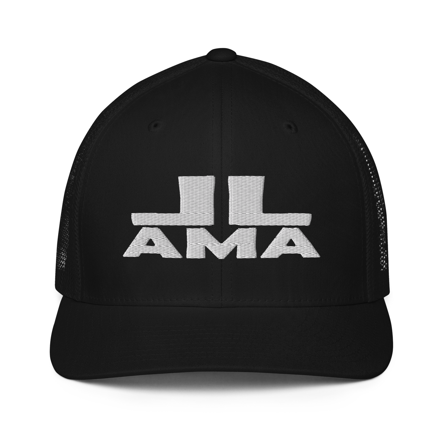 LLama Closed-back trucker cap | Flexfit 6511 | Flat Embroidery