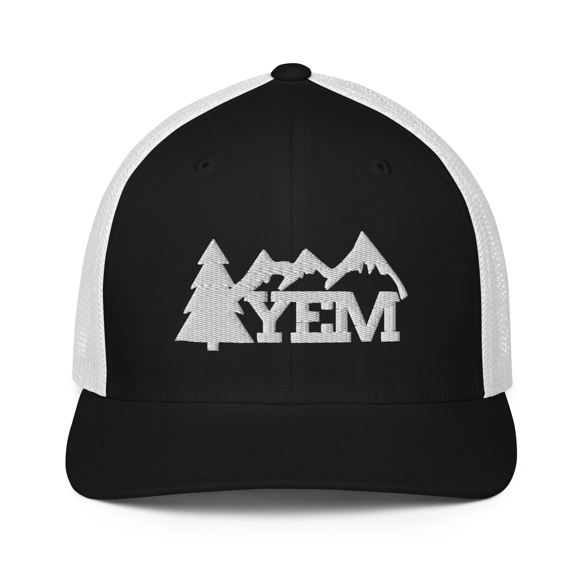 Yem Tree Closed-back trucker cap | Flexfit 6511 | Flat Embroidery