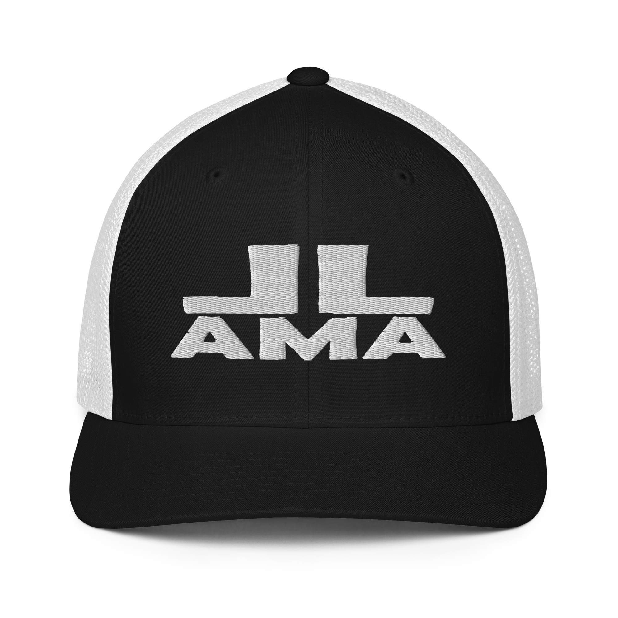 LLama Closed-back trucker cap | Flexfit 6511 | Flat Embroidery