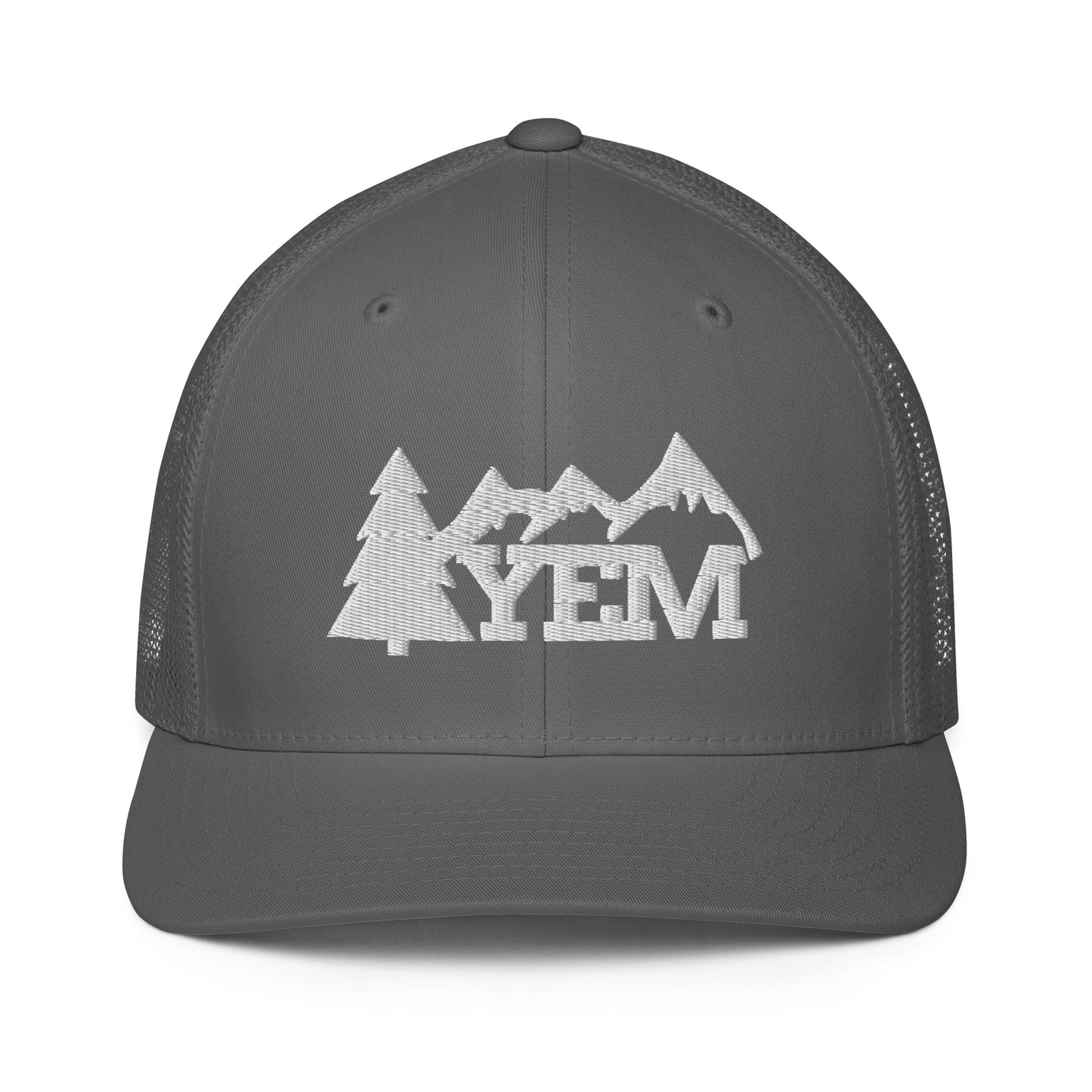 Yem Tree Closed-back trucker cap | Flexfit 6511 | Flat Embroidery