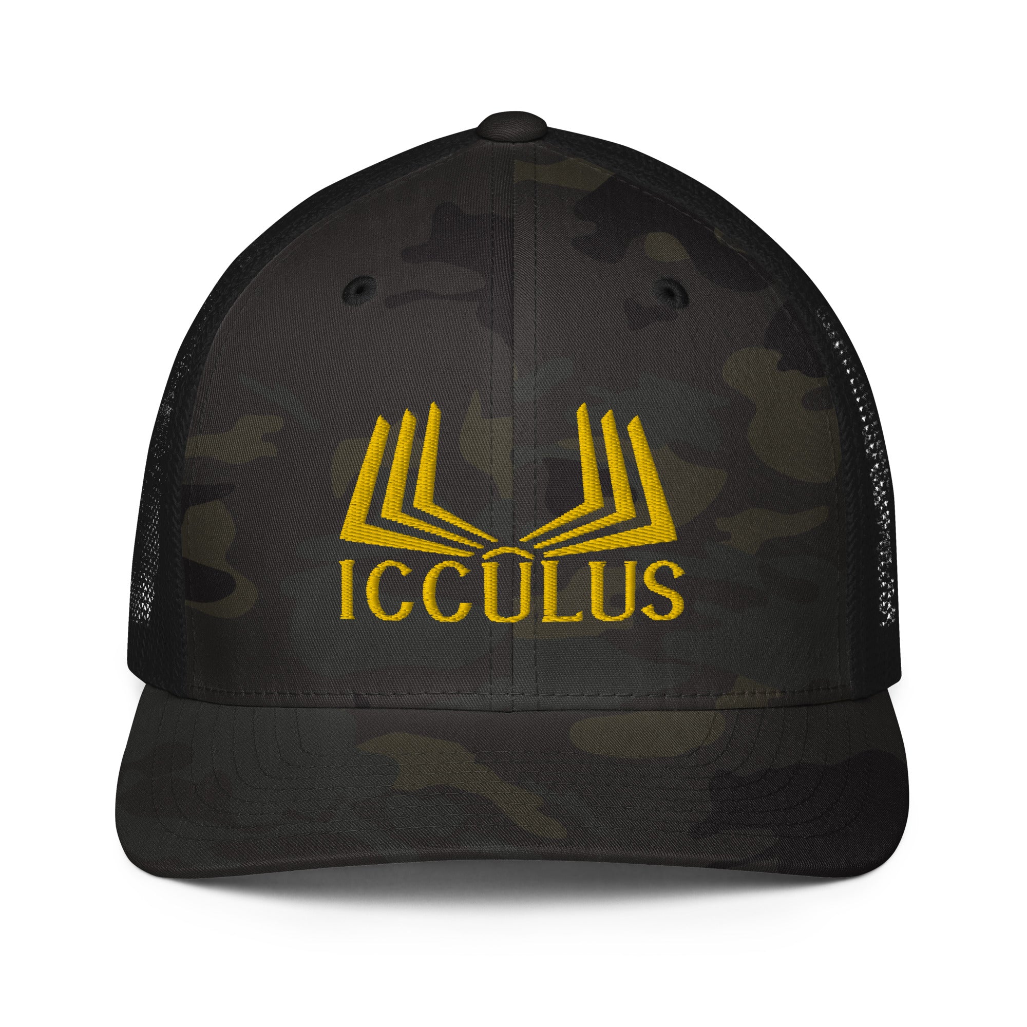 Icculus Book Closed-back trucker cap | Flexfit 6511 | Flat Embroidery
