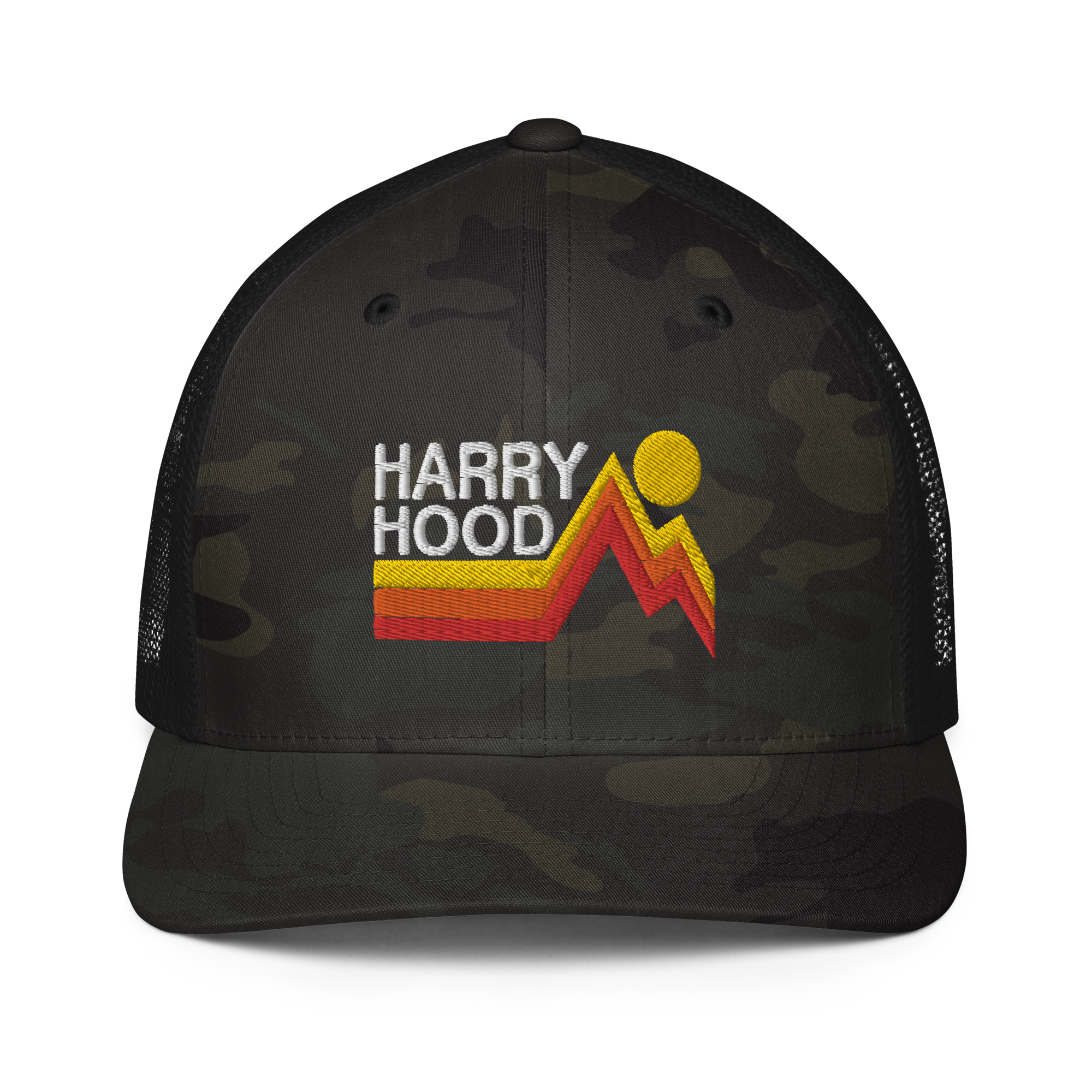 Harry Hood Closed-back trucker cap | Flexfit 6511 | Flat Embroidery