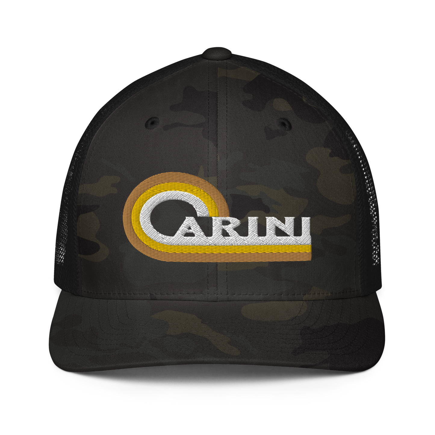 Carini Closed-back trucker cap | Flexfit 6511 | Flat Embroidery