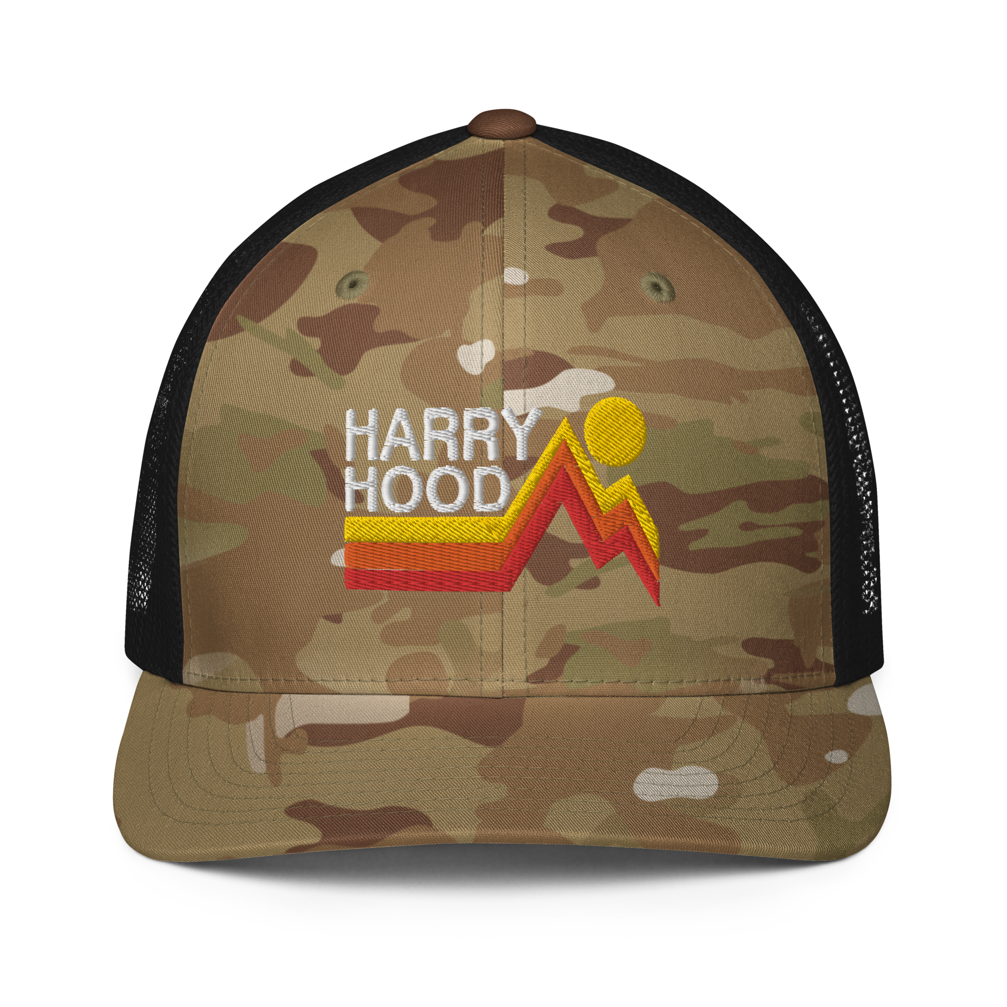 Harry Hood Closed-back trucker cap | Flexfit 6511 | Flat Embroidery