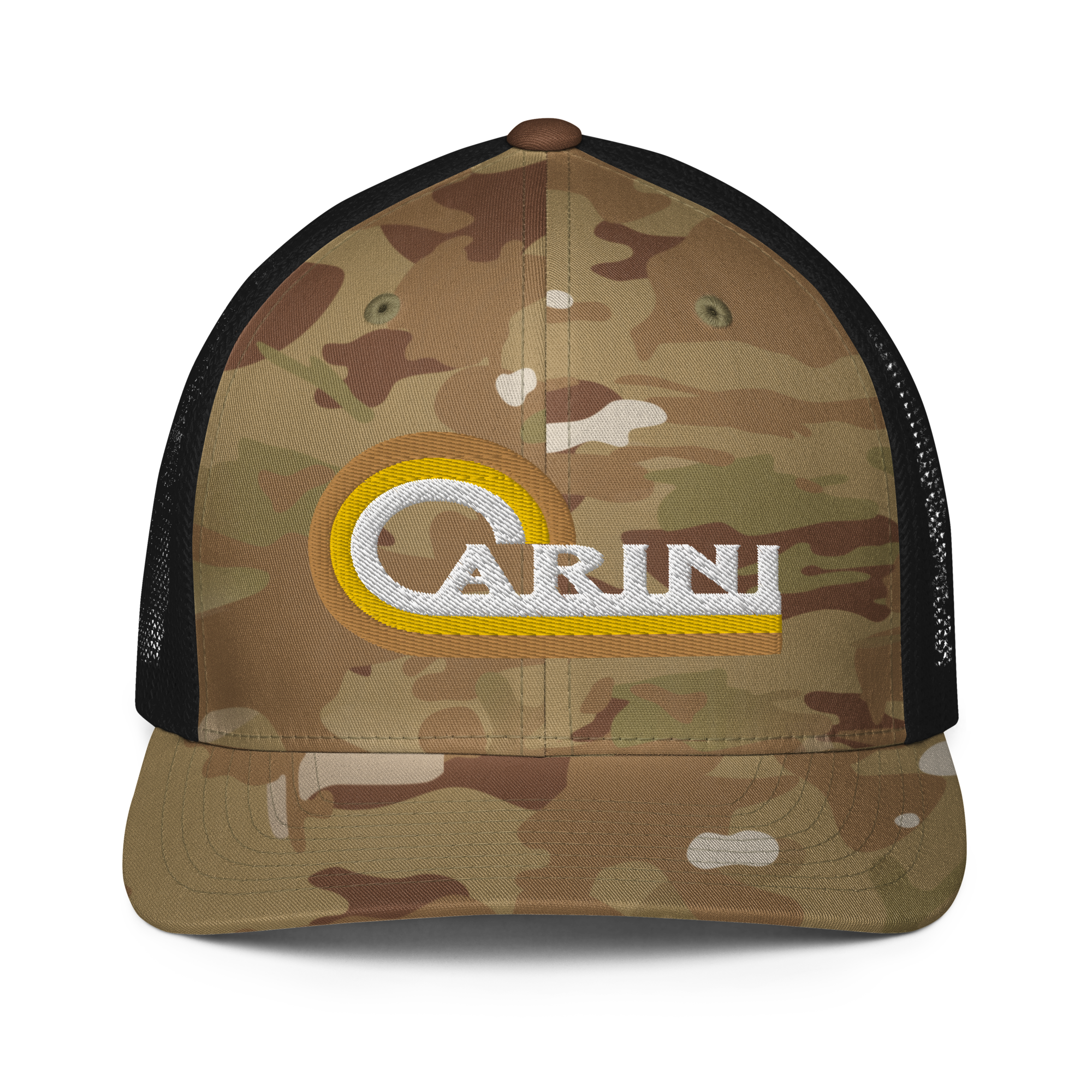 Carini Closed-back trucker cap | Flexfit 6511 | Flat Embroidery