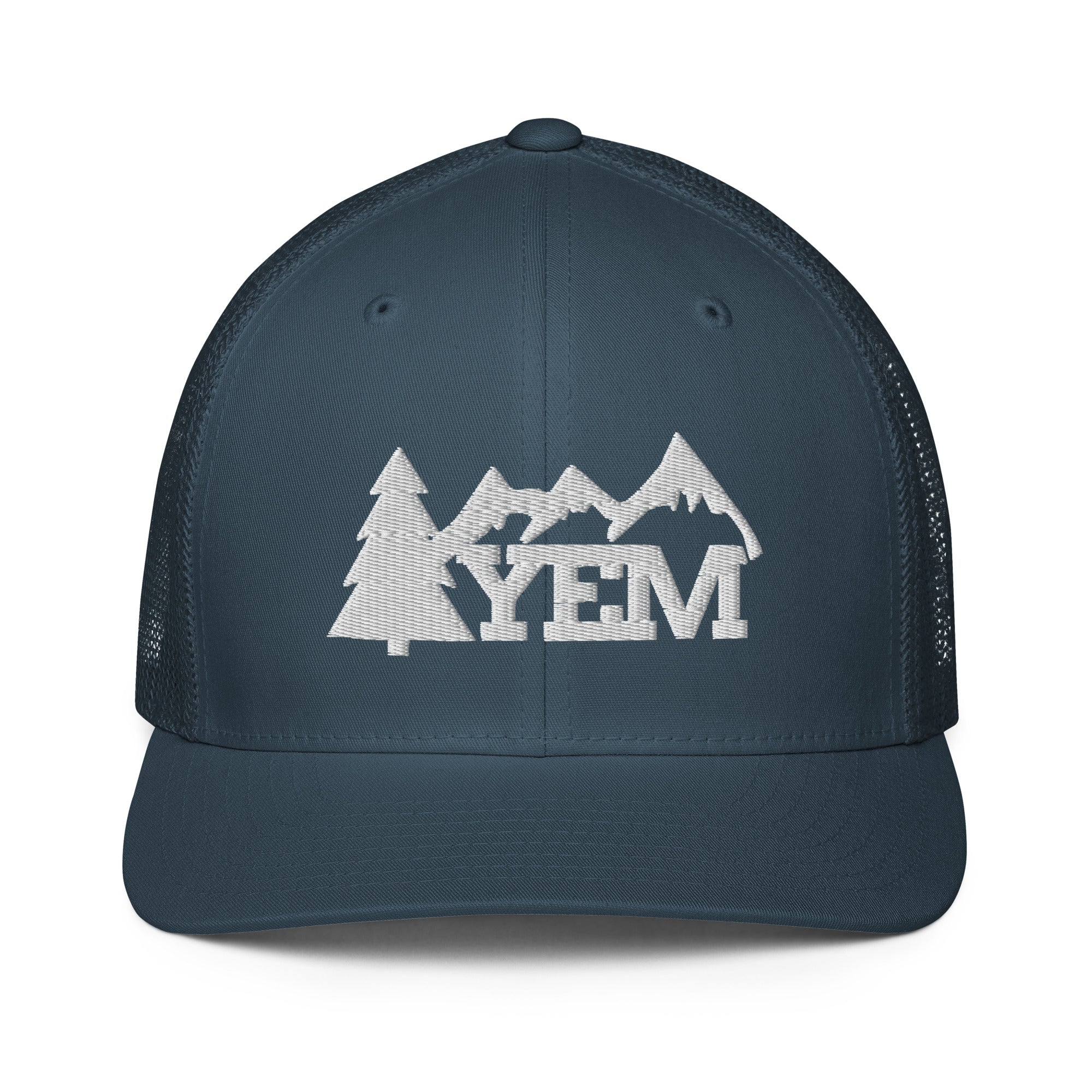 Yem Tree Closed-back trucker cap | Flexfit 6511 | Flat Embroidery