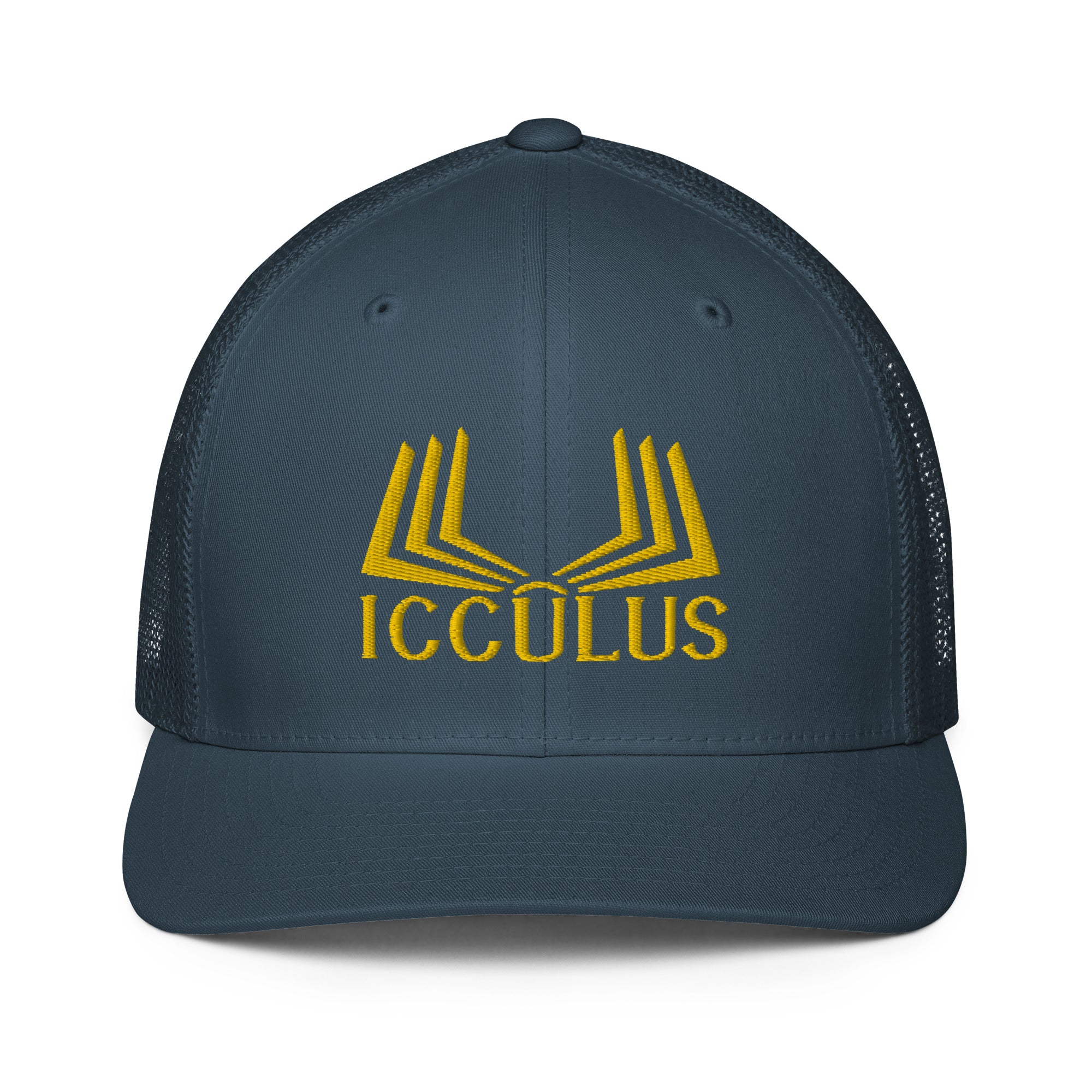 Icculus Book Closed-back trucker cap | Flexfit 6511 | Flat Embroidery