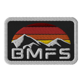 BMFS Mountains Sun Embroidered patch | 3.5″×2.25″