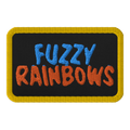 Fuzzy Rainbows Embroidered patch | 3.5″×2.25″