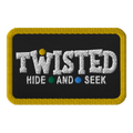 Twisted Hide And Seek Embroidered Patch | 3.5″×2.25″