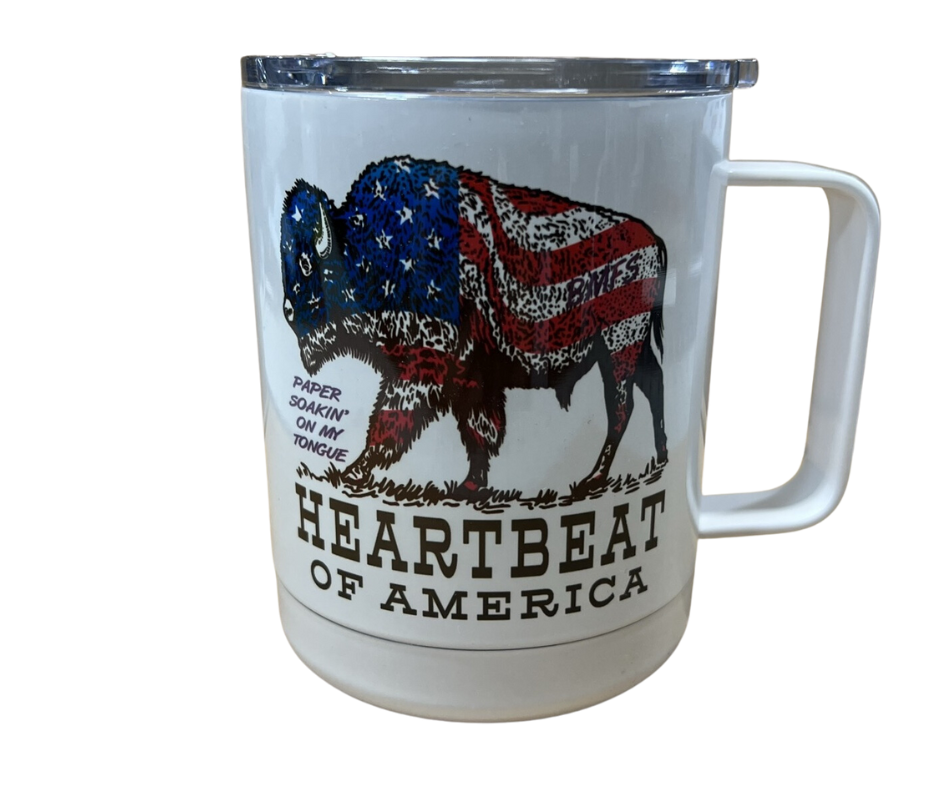Heartbeat of America 13oz Steel Mug | Tumbler | Drinkware | BMFS 33