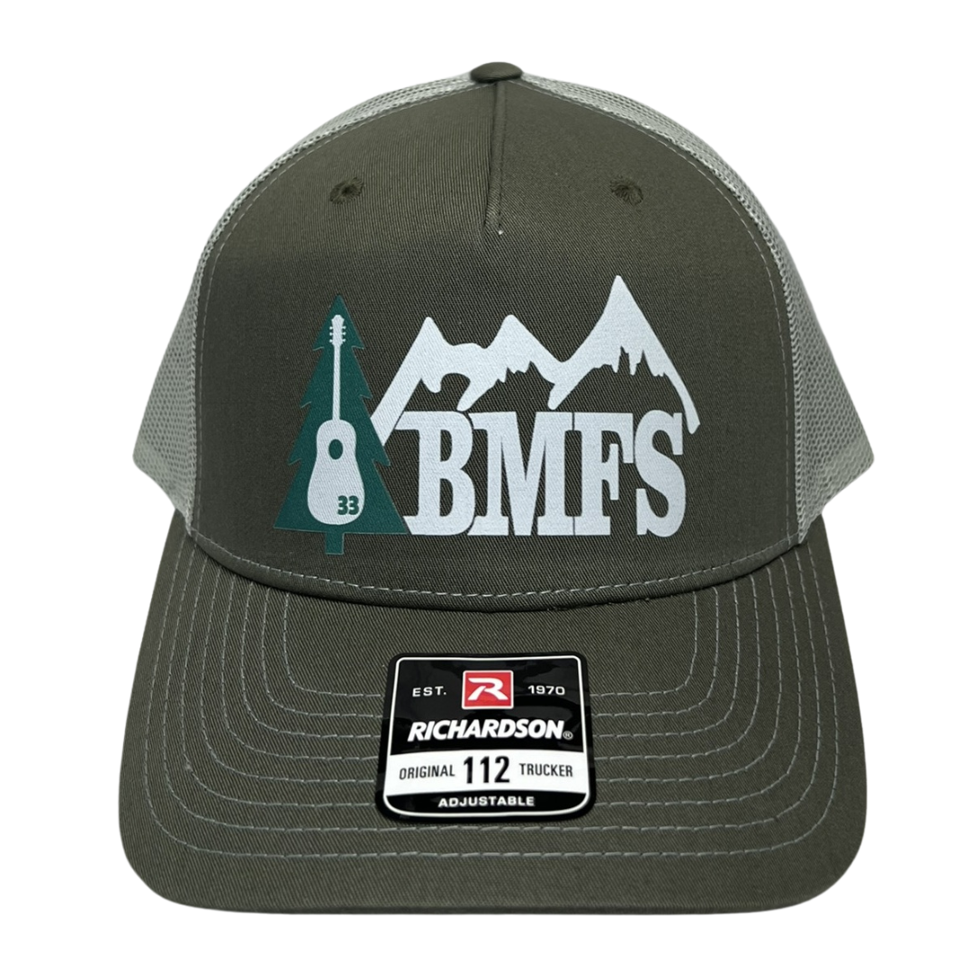 BMFS Tree Trucker Cap R112 | Two-Tone | Printed Graphics | Snapback Cap | BMFS