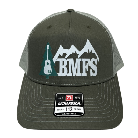 BMFS Tree Trucker Cap R112 | Two-Tone | Printed Graphics | Snapback Cap | BMFS