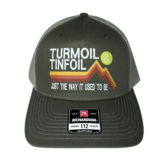 Turmoil & Tinfoil Trucker Cap R112 | Two-Tone | Printed Graphics | Snapback Cap | BMFS