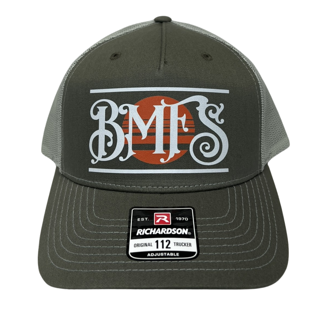 BMFS Sun Trucker Cap R112 | Two-Tone | Printed Graphics | Snapback Cap | BMFS