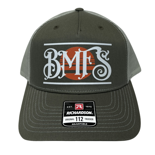 BMFS Sun Trucker Cap R112 | Two-Tone | Printed Graphics | Snapback Cap | BMFS