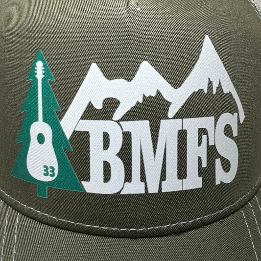 BMFS Tree Trucker Cap R112 | Two-Tone | Printed Graphics | Snapback Cap | BMFS