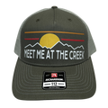 Meet Me At The Creek Trucker Cap R112 | Two-Tone | Printed Graphics | Snapback Cap | BMFS