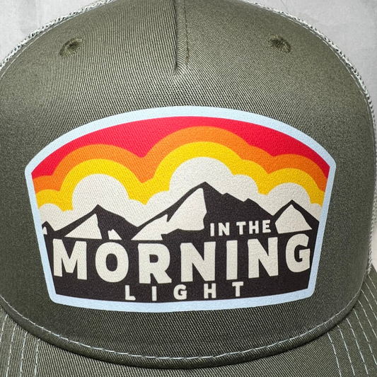 In The Morning Light Trucker Cap R112 | Two-Tone | Printed Graphics | Snapback Cap | BMFS