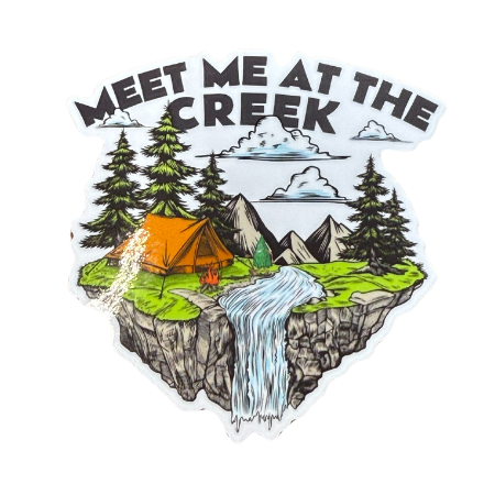 Meet Me At The Creek Sky Sticker | Billy Slap | Billy Fan Art | BMFS 33