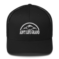 Aint Life Grand Mountains Trucker Cap | Flat Embroidery | WSP Inspired Art