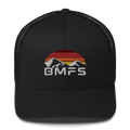 BMFS Mountains Trucker Cap | Flat Embroidery | 33 Billy Inspired Art