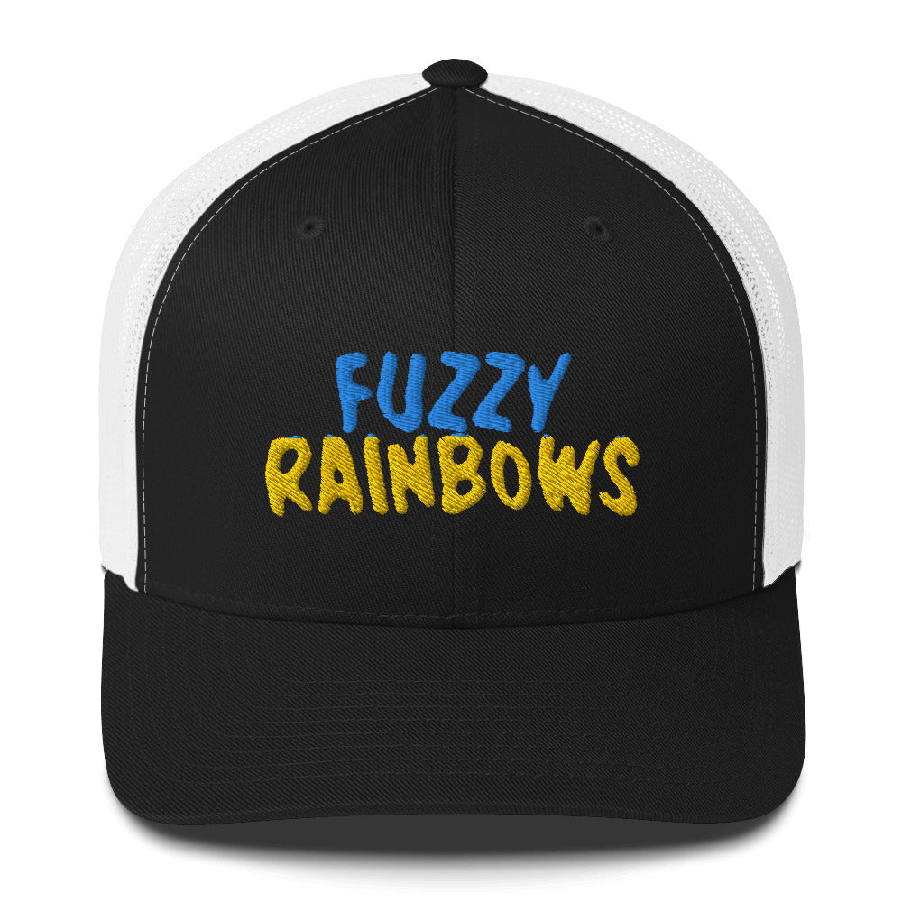 Fuzzy Rainbow Trucker Cap | Flat Embroidery | 33 Billy Inspired Art