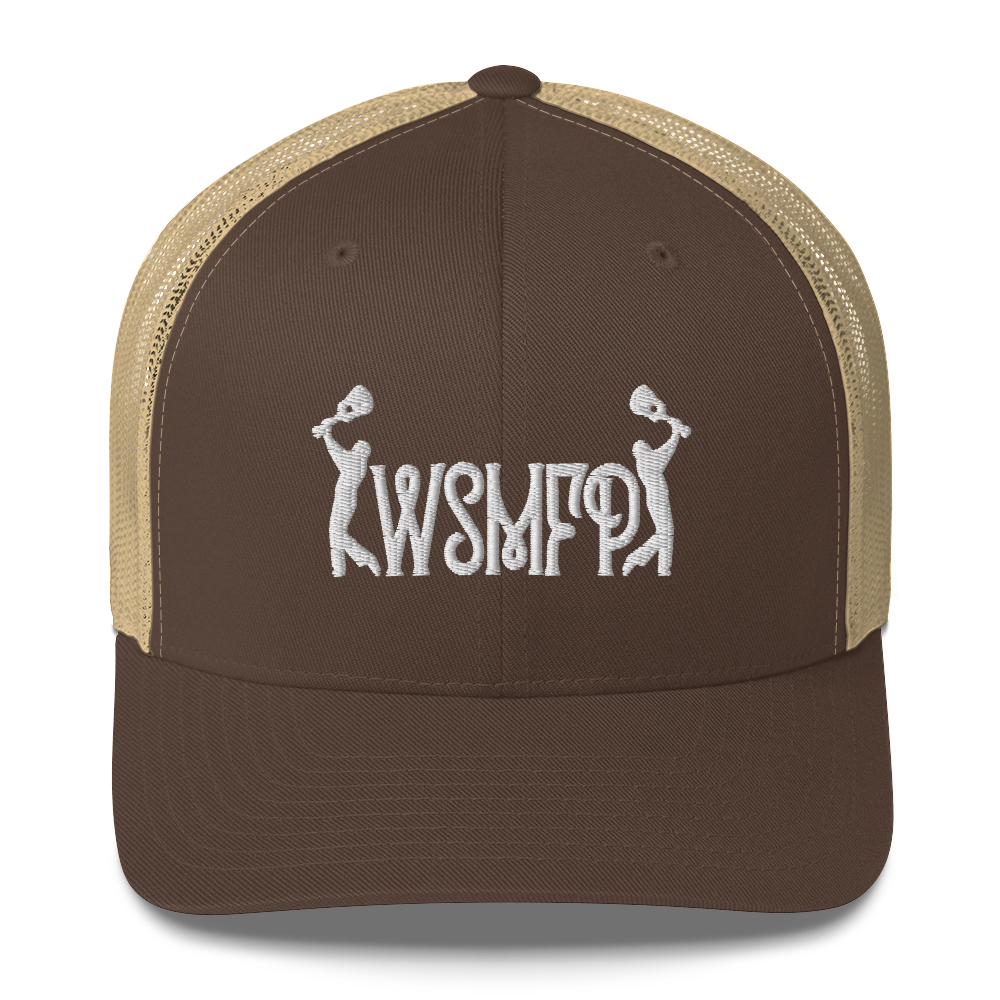 WSMFP Golf Trucker Cap | Flat Embroidery | WSP Inspired Art