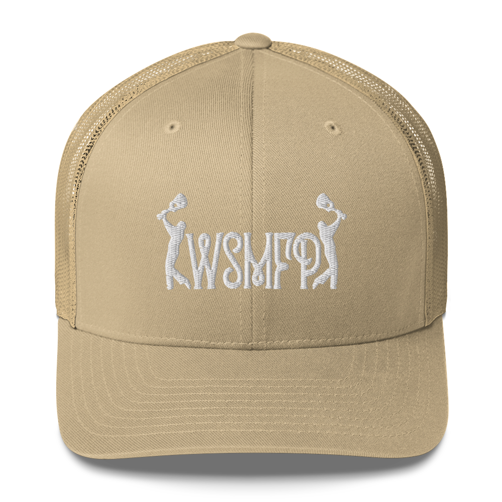 WSMFP Golf Trucker Cap | Flat Embroidery | WSP Inspired Art