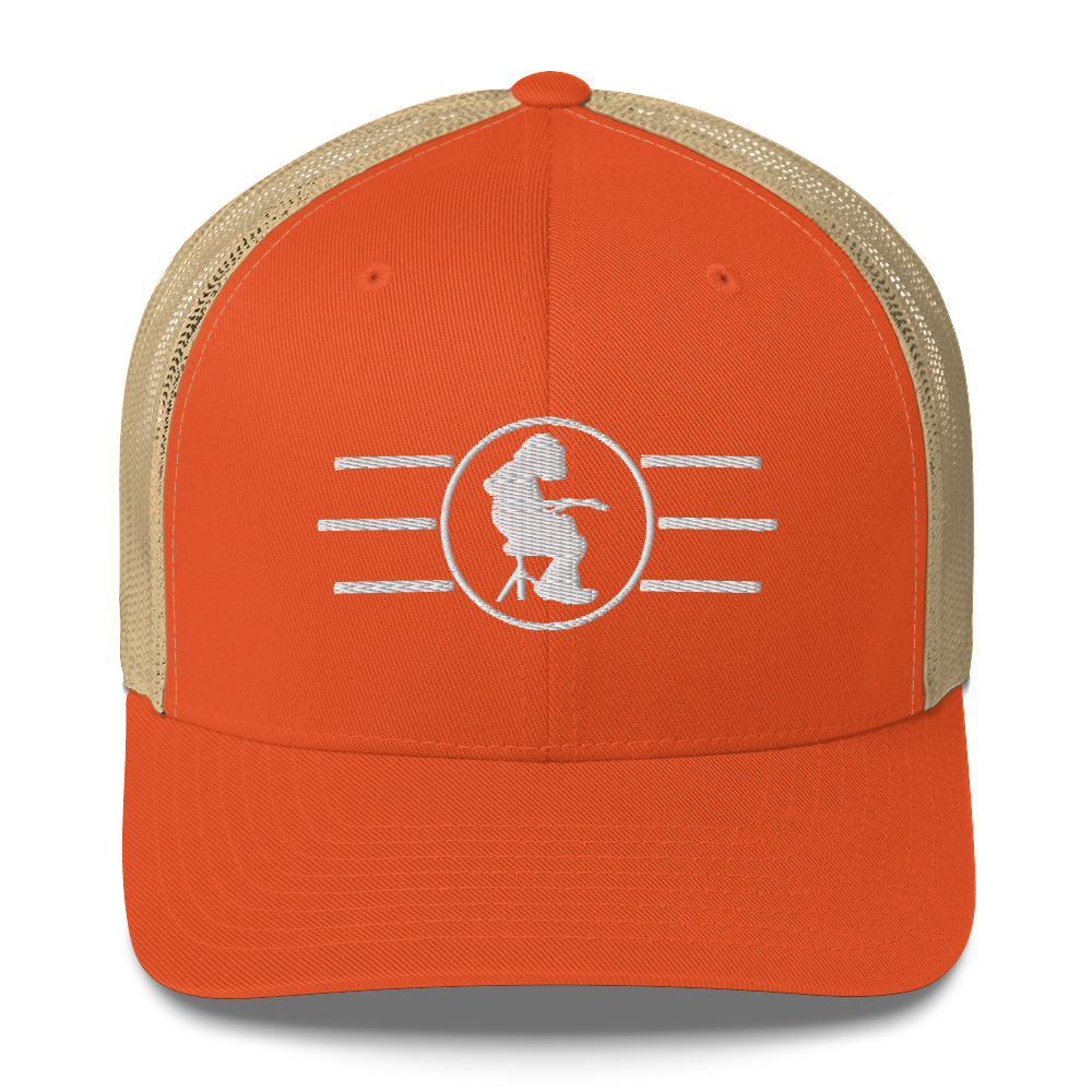 Houser Trucker Cap | Flat Embroidery | WSP Inspired Art