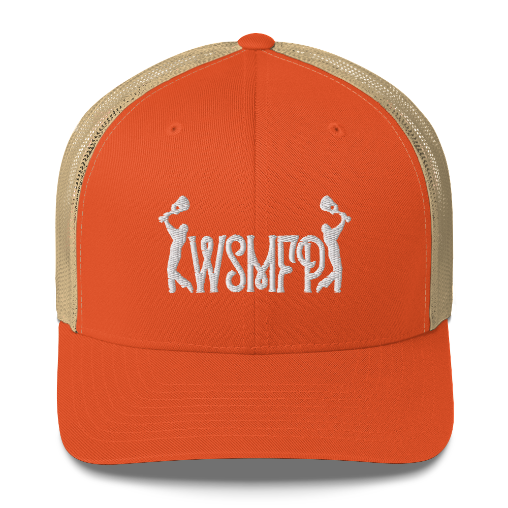 WSMFP Golf Trucker Cap | Flat Embroidery | WSP Inspired Art