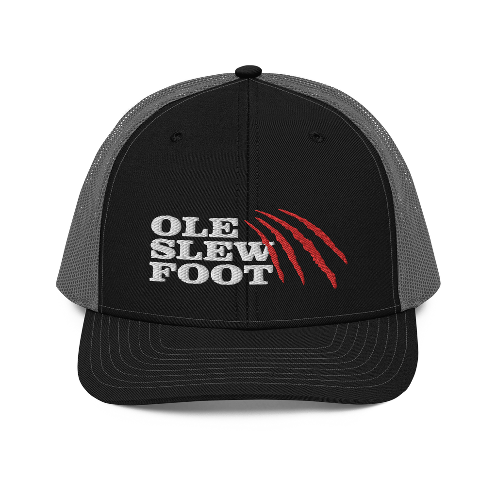 Ole Slew Foot Flat Embroidery | Snapback Trucker Cap | Richardson 112