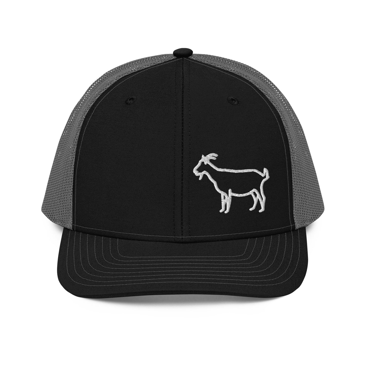 Goat Flat Embroidery | Snapback Trucker Cap | Richardson 112