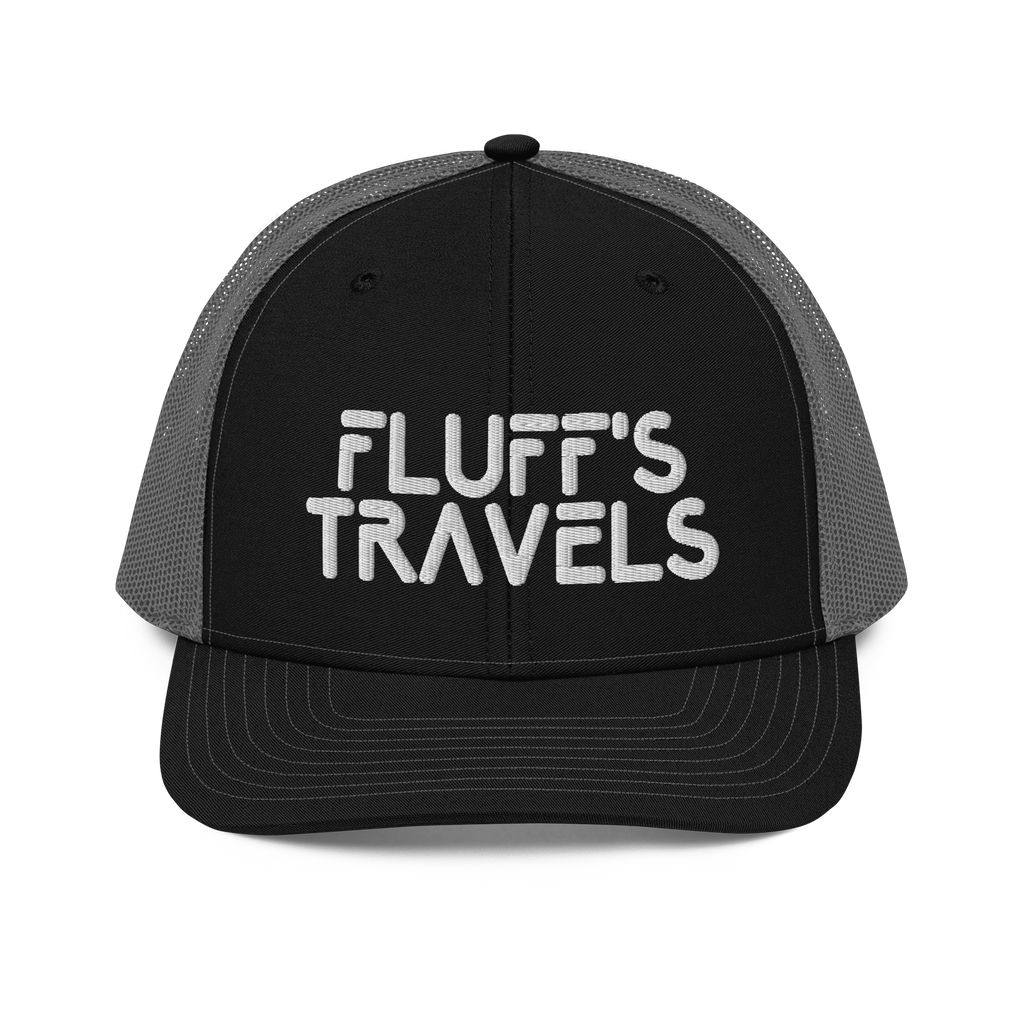 Fluffs Travels Embroidery 112 Snapback Cap