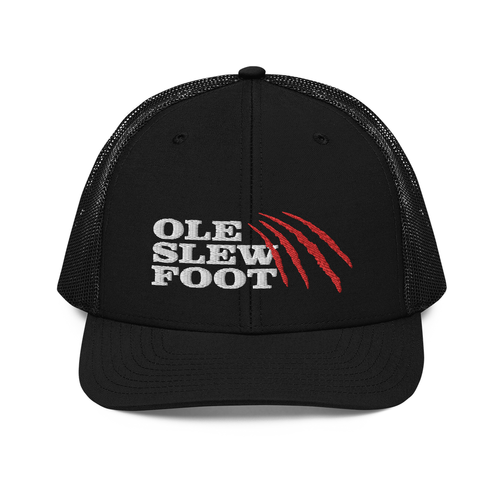 Ole Slew Foot Flat Embroidery | Snapback Trucker Cap | Richardson 112