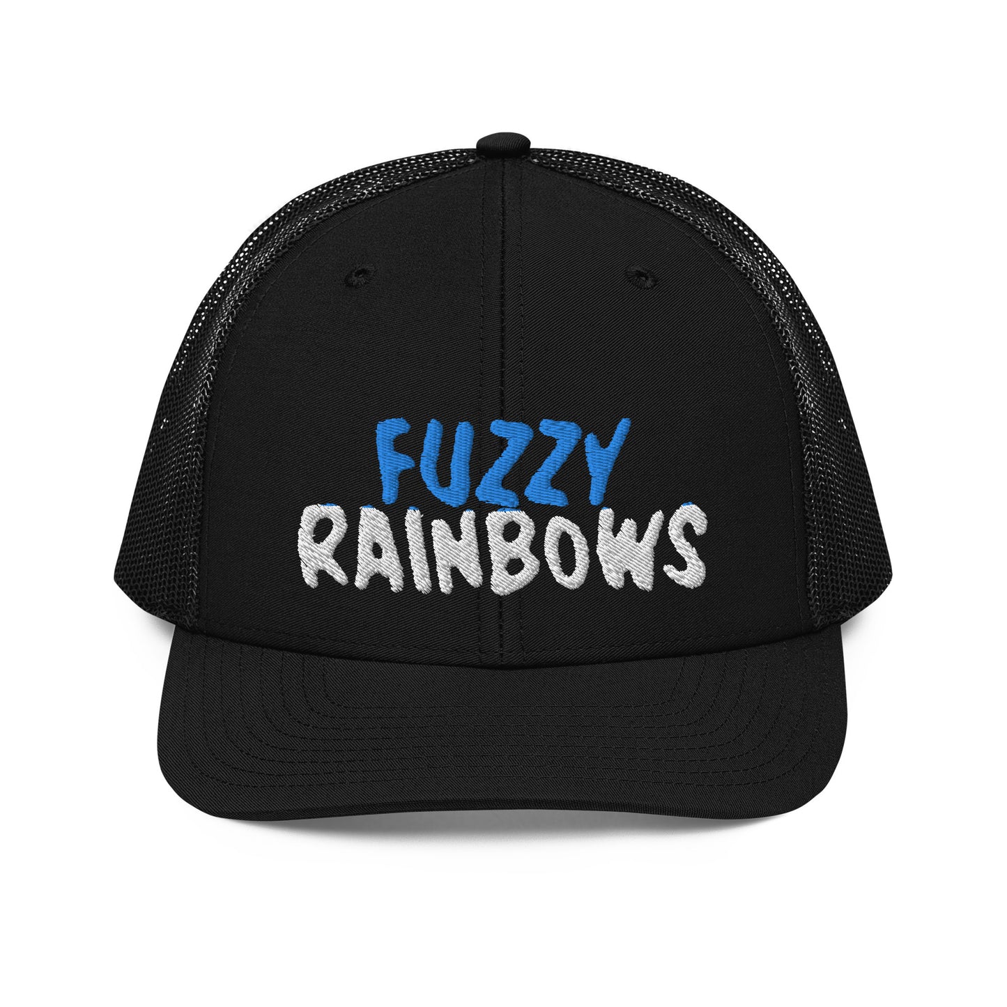 Fuzzy Rainbows Flat Embroidery | Snapback Trucker Cap | Richardson 112
