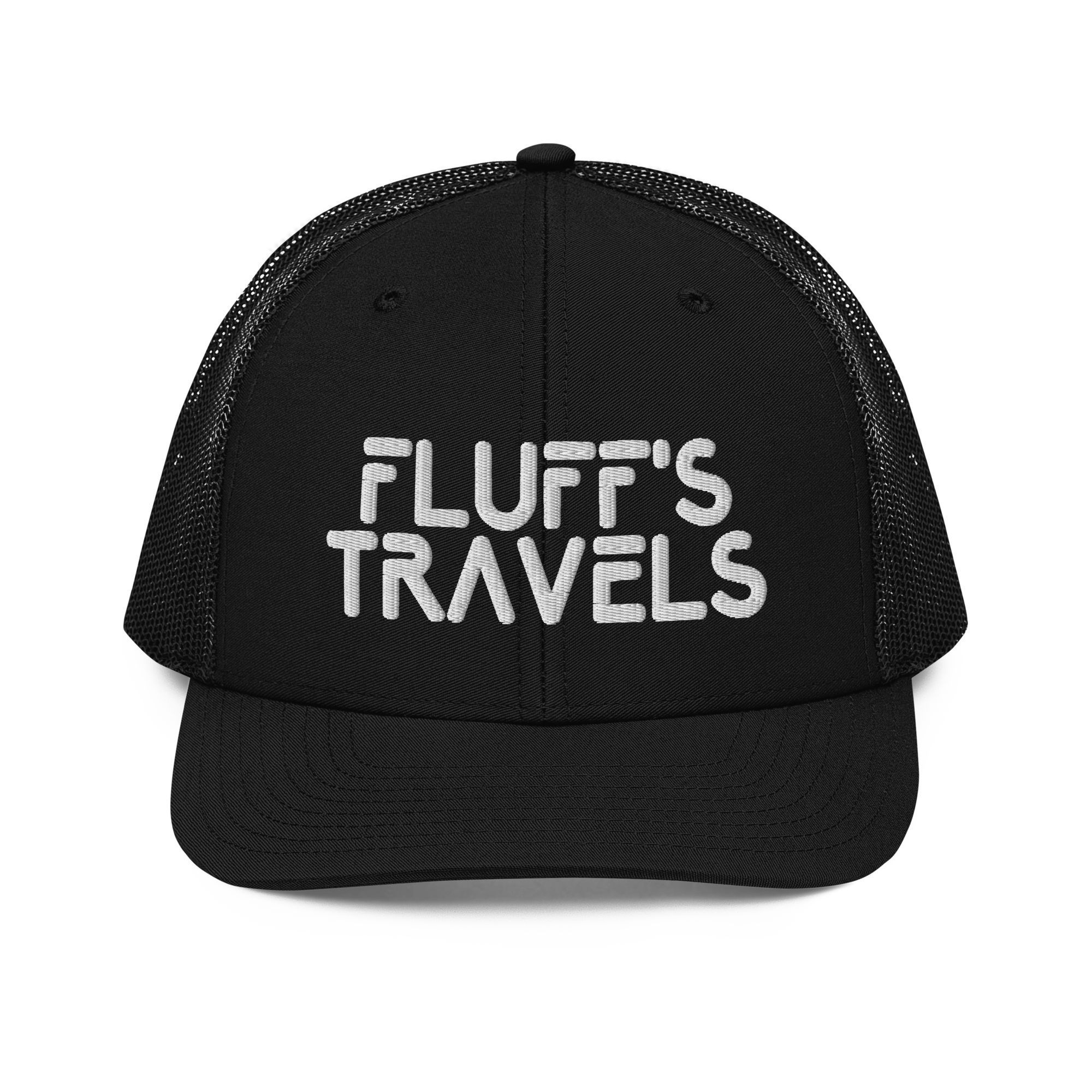 Fluffs Travels Embroidery 112 Snapback Cap