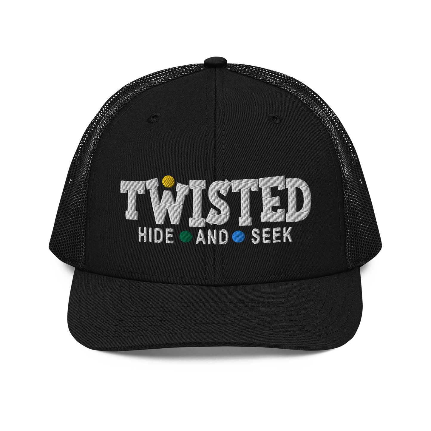 Twisted Hide And Seel | Snapback Trucker Cap | Richardson 112