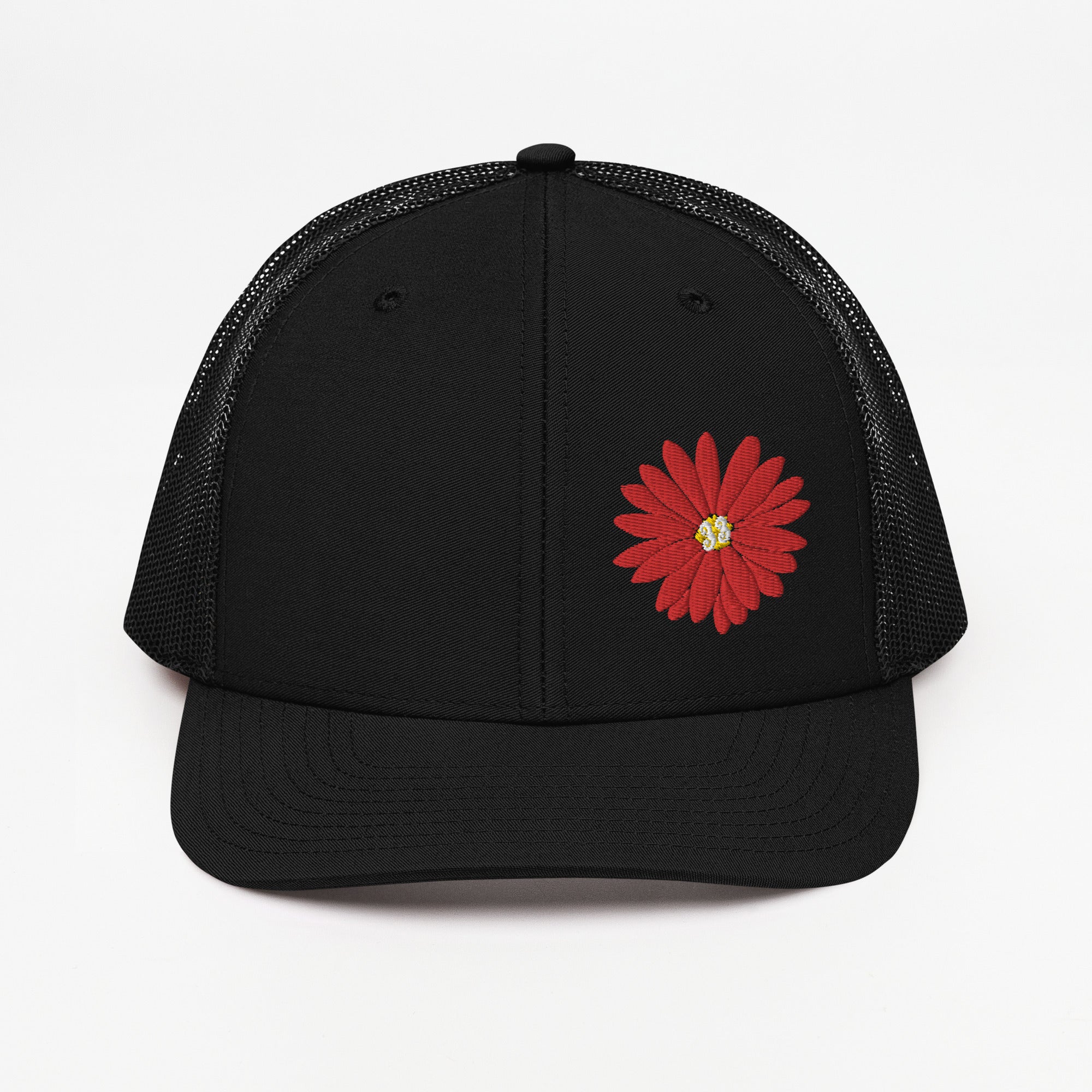 Red Daisy Offset | Snapback Trucker Cap | Richardson 112
