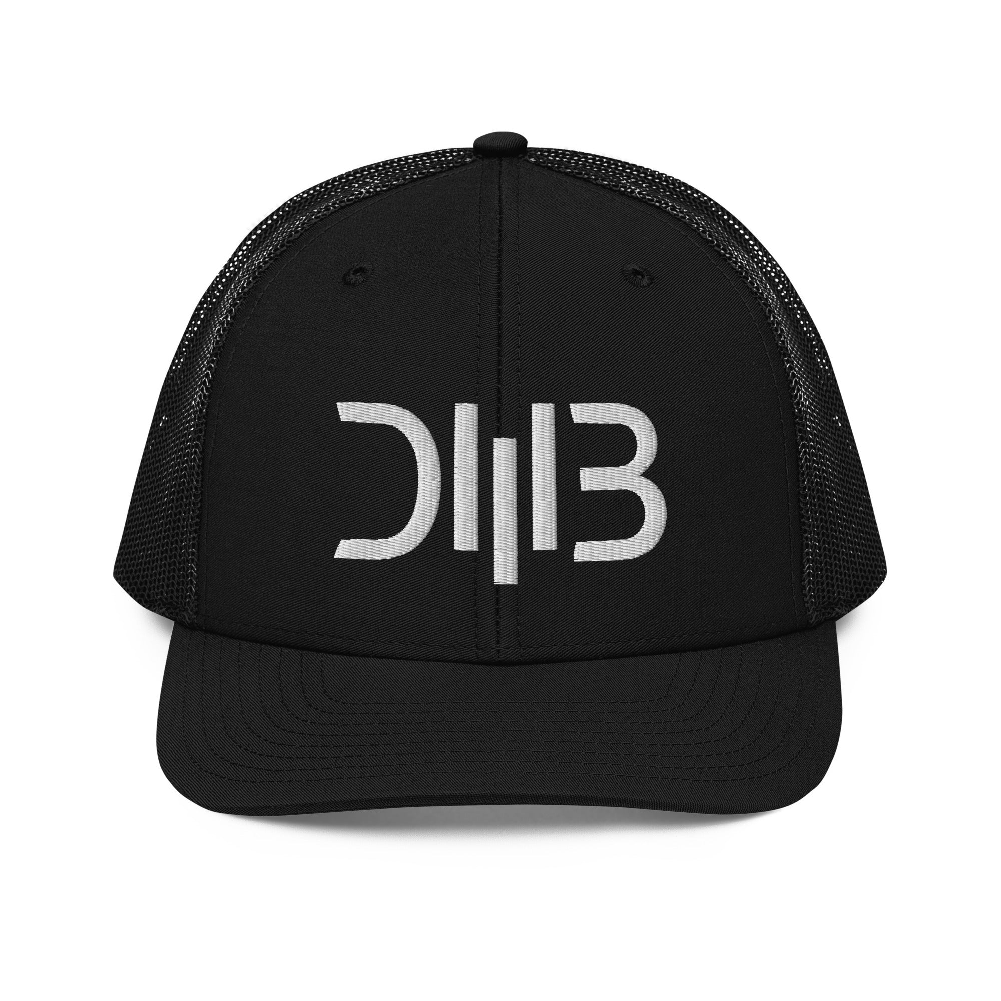 Cryptic Symbols Embroidery Trucker Cap | R112 | Dave Lot Art